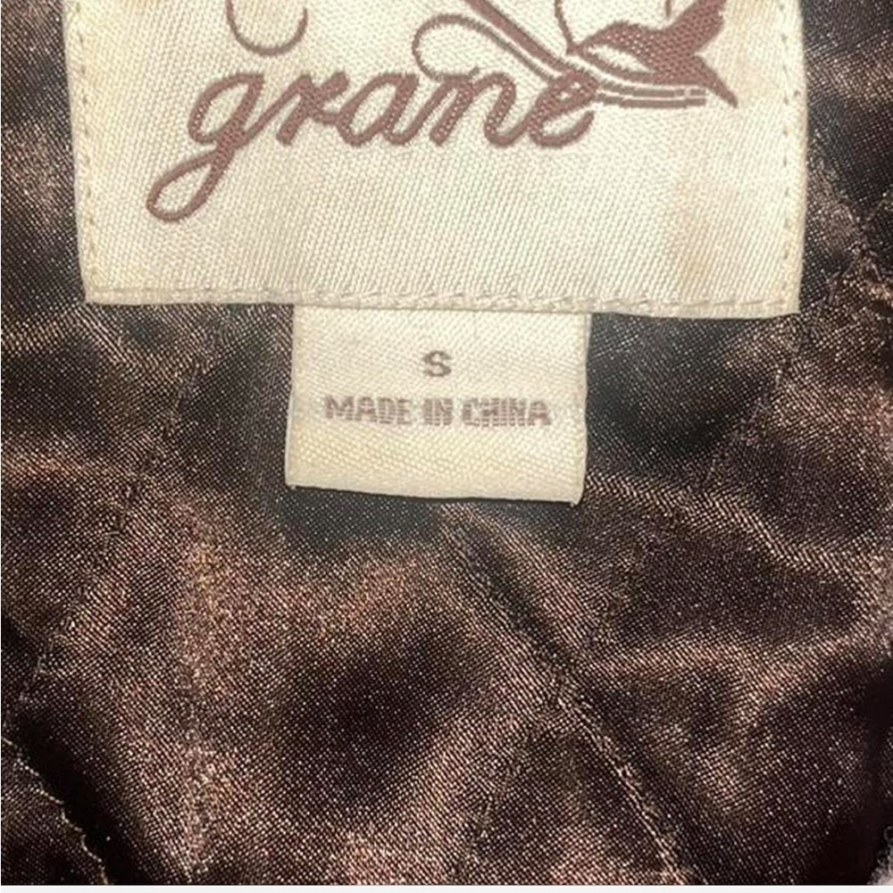 Brown And Pink Patterned Thick Jacket - image 4